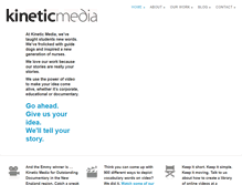 Tablet Screenshot of kinmedia.com